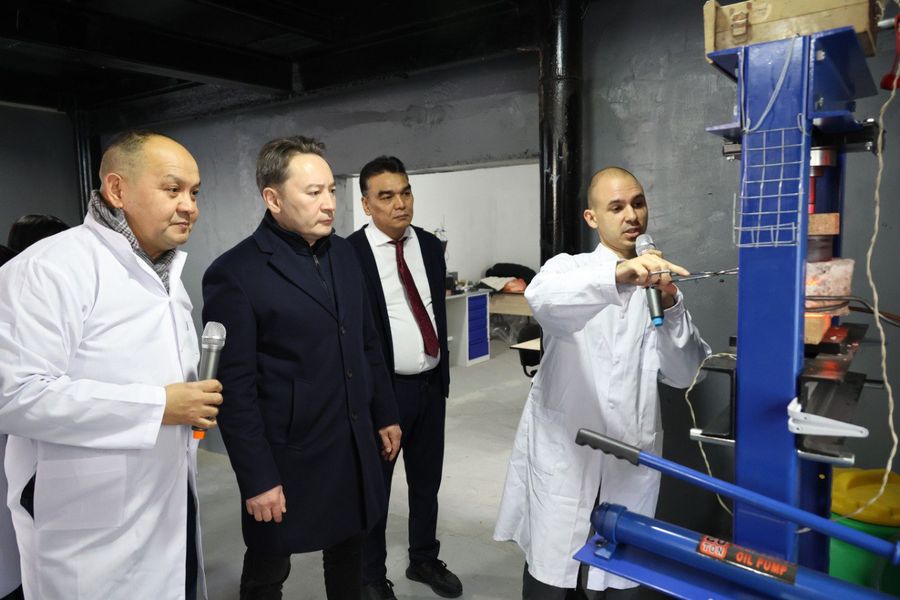 В Satbayev University открыта лаборатория «Алмазный буровой инструмент»