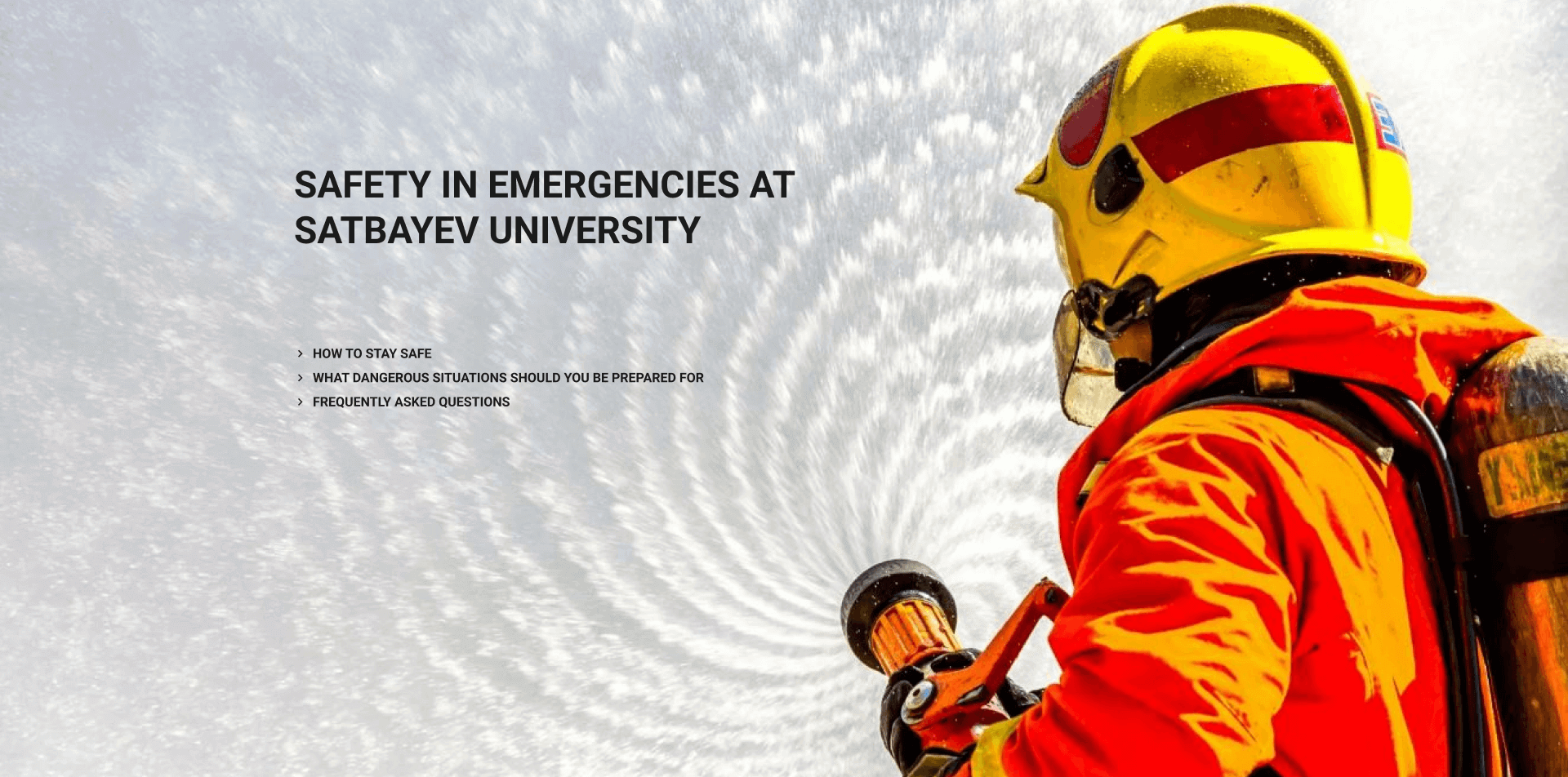 Satbayev University emergency