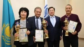 Satbayev University награждает лучших спортсменов университета по итогам президентских тестов