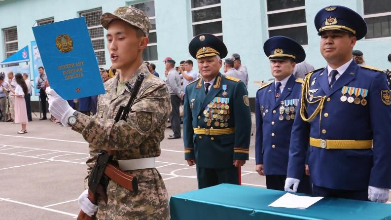 Students of Satbayev University took the military oath to the Republic of Kazakhstan