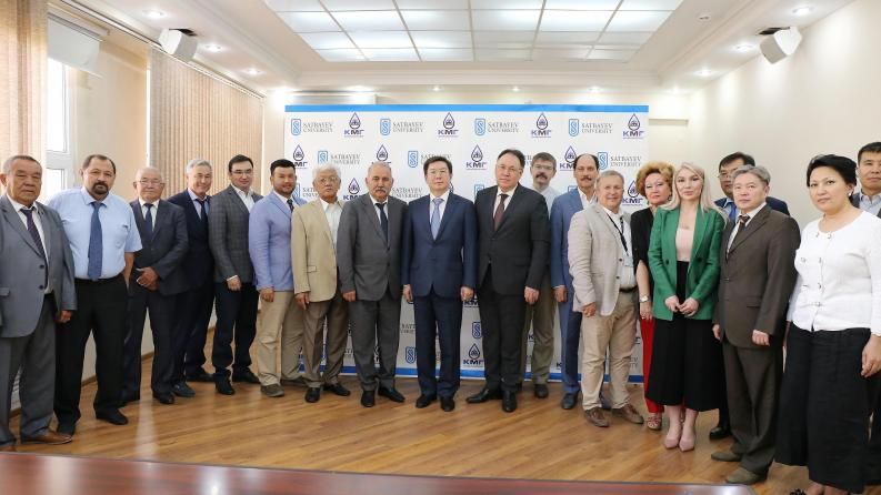 Ректор Satbayev University встретился с руководством компании «КМГ Инжиниринг»