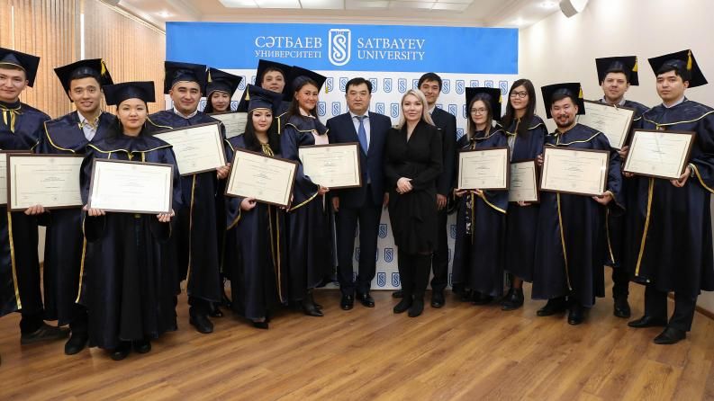 Satbayev University awarded diplomas to graduates of dual degree master program