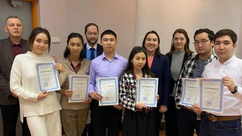 Satbayev University students completed an internship at St. Petersburg Telecommunication State University