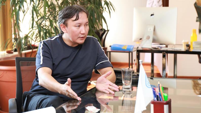 Студенты Satbayev University встретились с Фархатом Серкебаевым