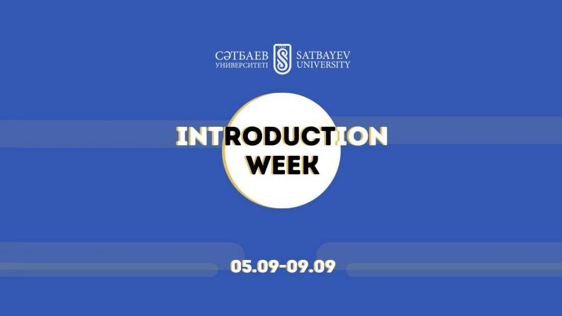 Introduction week at Satbayev University for the freshmen