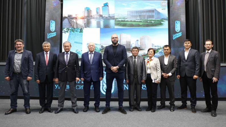 A lecture on topical issues of green construction was held at Satbayev University