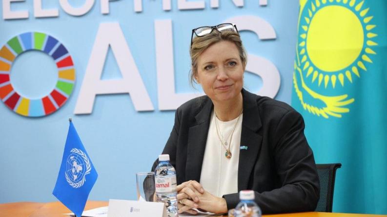 UN Resident Coordinator in Kazakhstan Mikaela Friberg-Storey visited Satbayev University