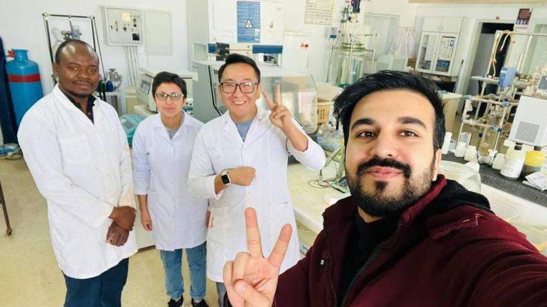 Satbayev University’s young scientist studies the process of extracting the metals from solutions together with Suleiman Demirel University’s scientists