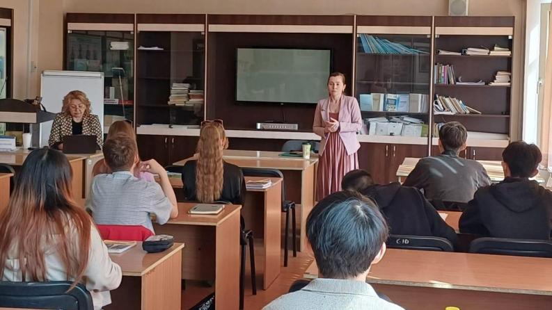 В Satbayev University прошла лекция «Мы за здоровый образ жизни!»