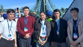 Satbayev University students study their specialty at Baikonur spaceport