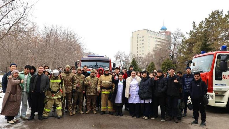 Satbayev University провел сейсмотренировку в рамках Всемирного дня гражданской обороны