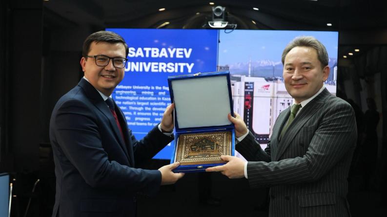 Satbayev University и Ташкентский международный университет Кимё обсудили продолжение сотрудничества