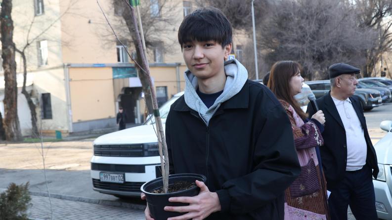 Satbayev University students planted trees in honor of Nauryz and launched a sustainable development initiative