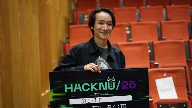 Студенты ИАиИТ заняли 1 место на HackNU 2026