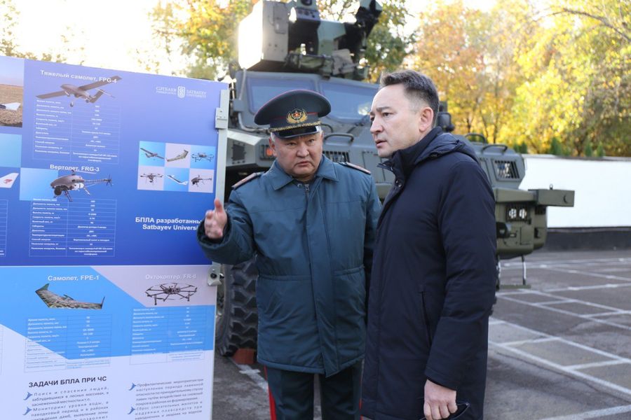 В Институте военного дела Satbayev University прошел День открытых дверей