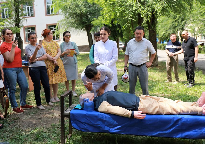Fire safety training was held at Satbayev University