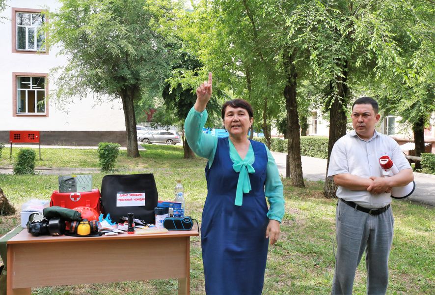 Fire safety training was held at Satbayev University