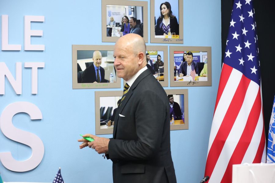 Stephen Barnes, Dean of International Programs at Penn State University, visited Satbayev University