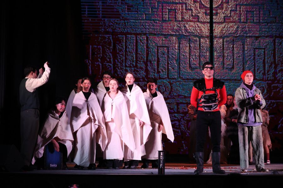 The first performance of "Theater. Polytech" troupe was triumphantly held at Satbayev University