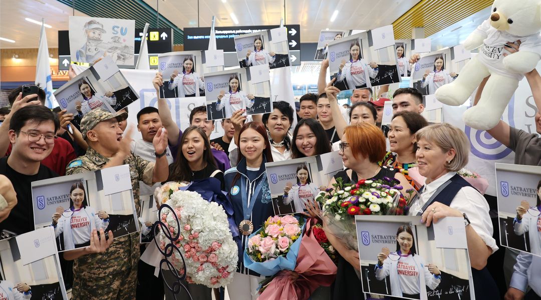 Satbayev University has met its student, Olympic champion Alexandra Le