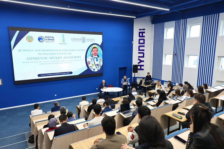 National Hero of Kazakhstan Aidyn Aimbetov visited Satbayev University
