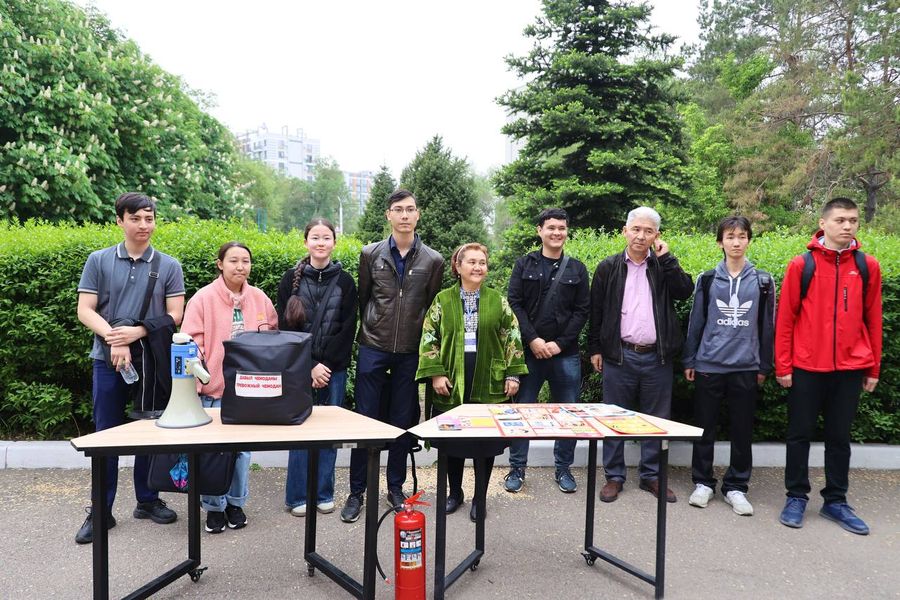 Satbayev University’s students and staff took part in citywide seismic training