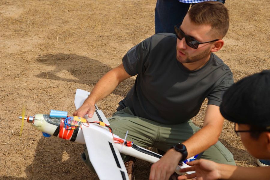  In honor of the anniversary of the Republic of Kazakhstan Constitution, students launched a weather satellite in the Almaty region