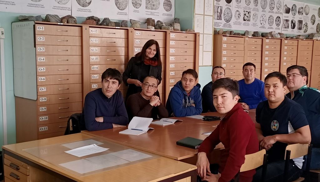 Professor of Mineralogy Agatha Duchmal-Chernikiewicz gave a course of lectures at Satbayev University